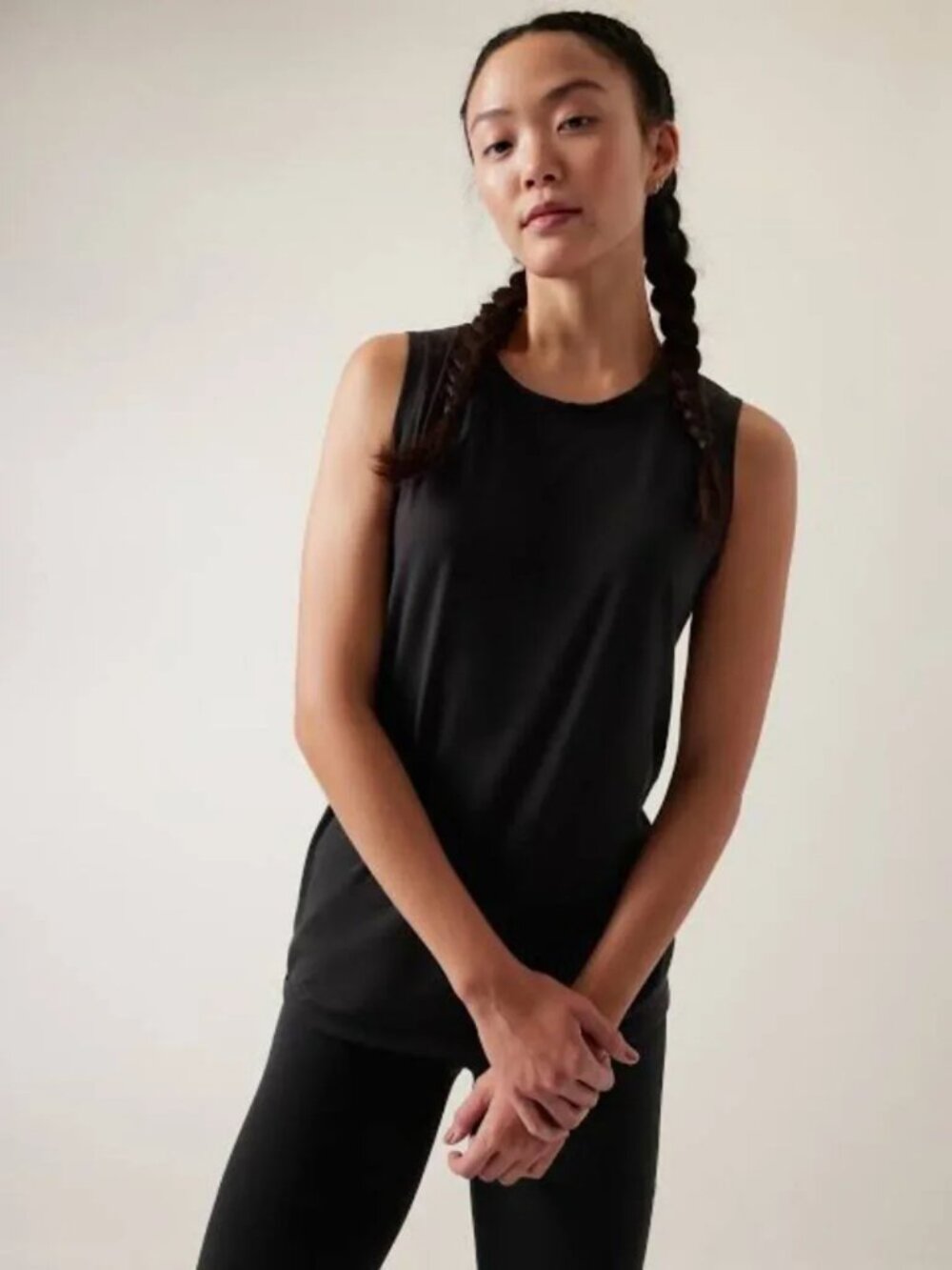 NWOT Athleta Vital Tank 2.0 Women's Black Sleeveless Tank